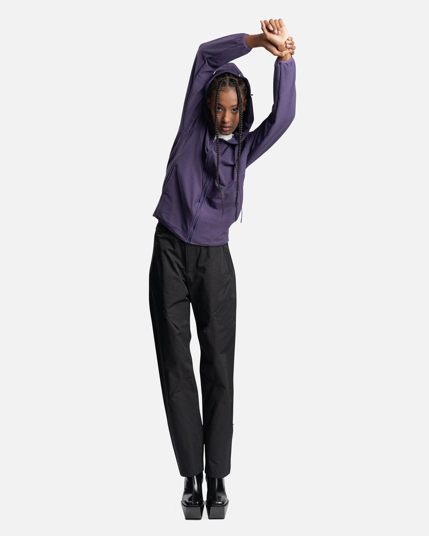POST ARCHIVE FACTION (P.A.F) Women's Sweatshirts Women's 5.0 Hoodie Center in Purple