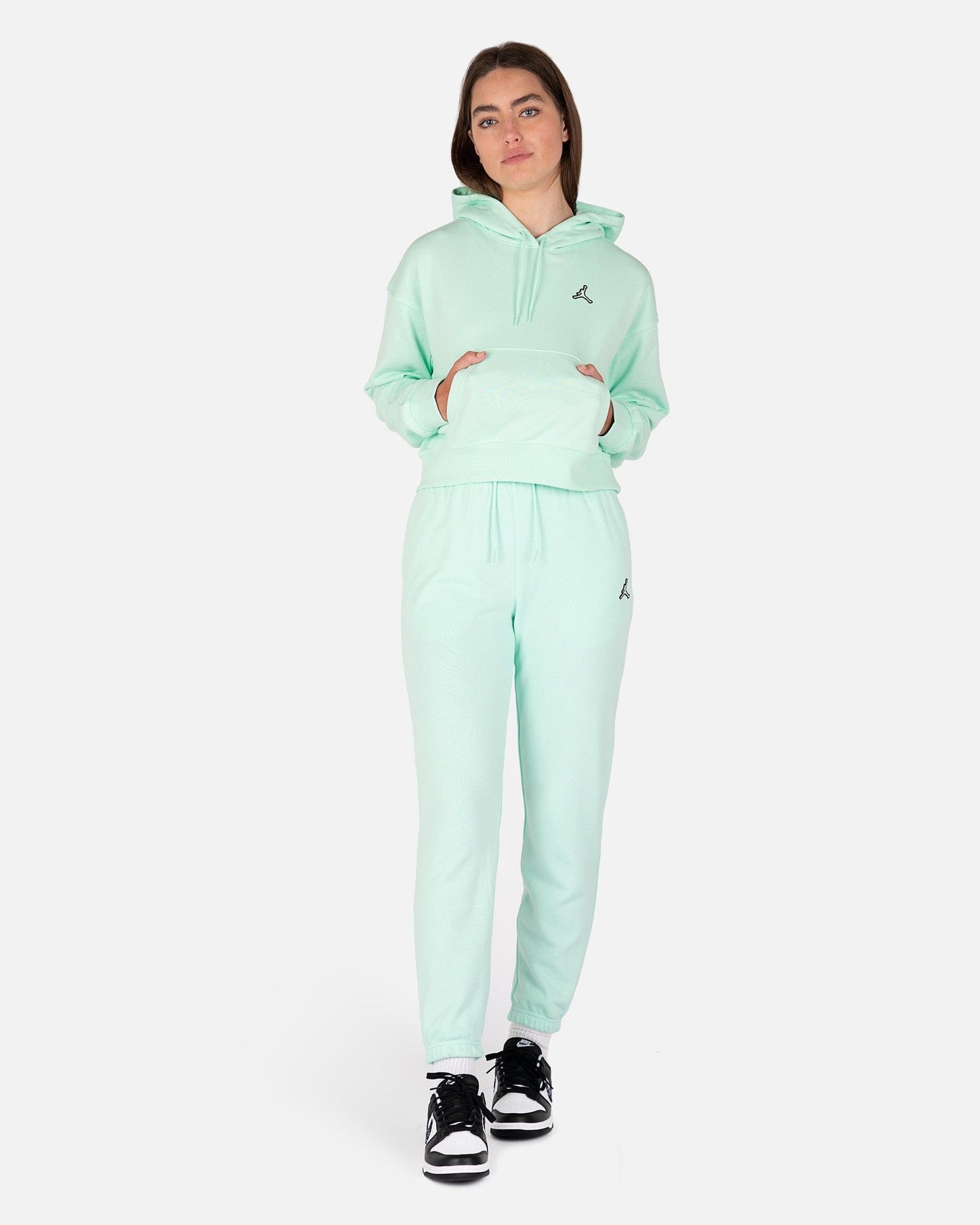 JORDAN Women Sweaters Women's Essential Fleece Hoodie in Mint
