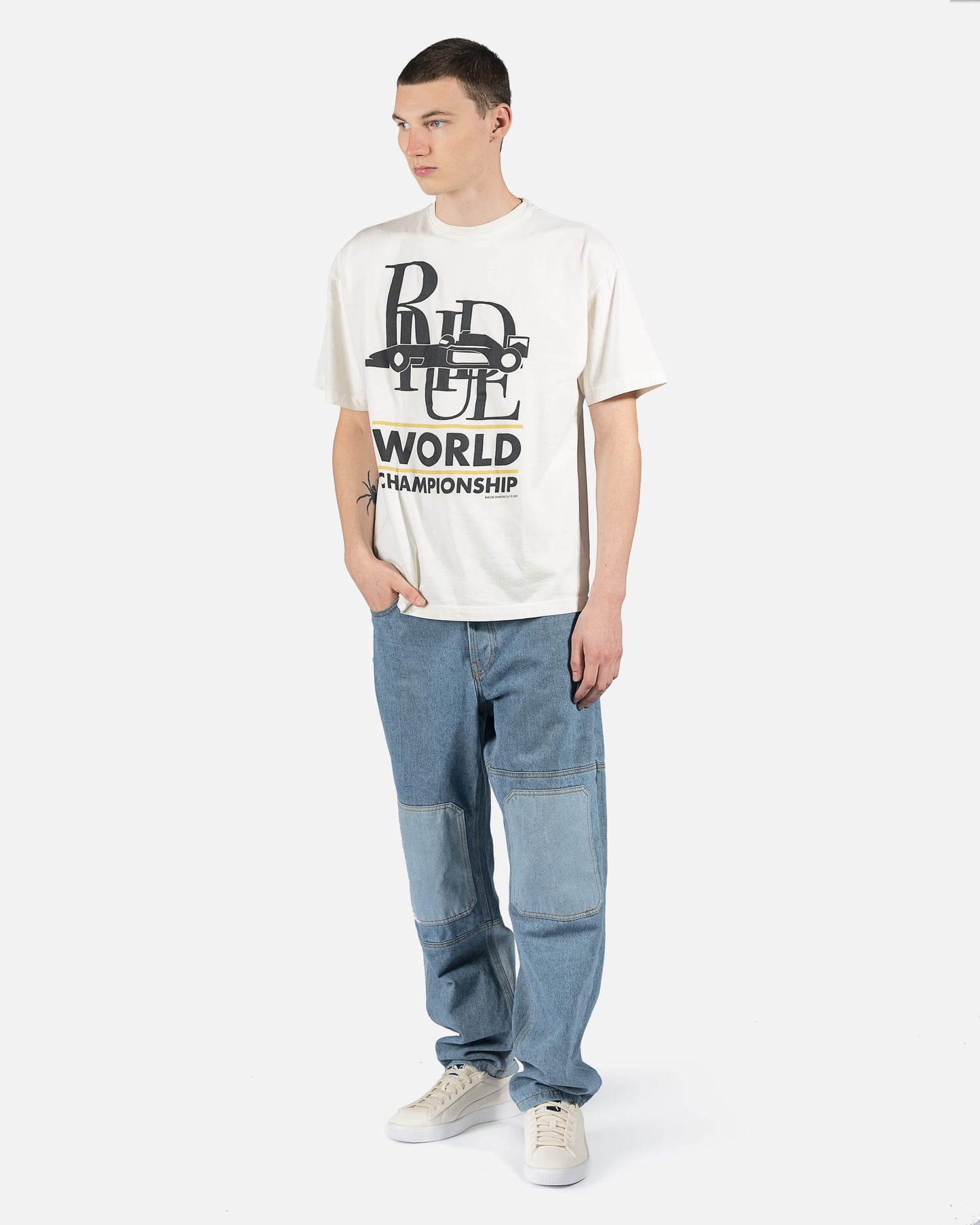 Rhude Men's T-Shirts World Champion Tee in White