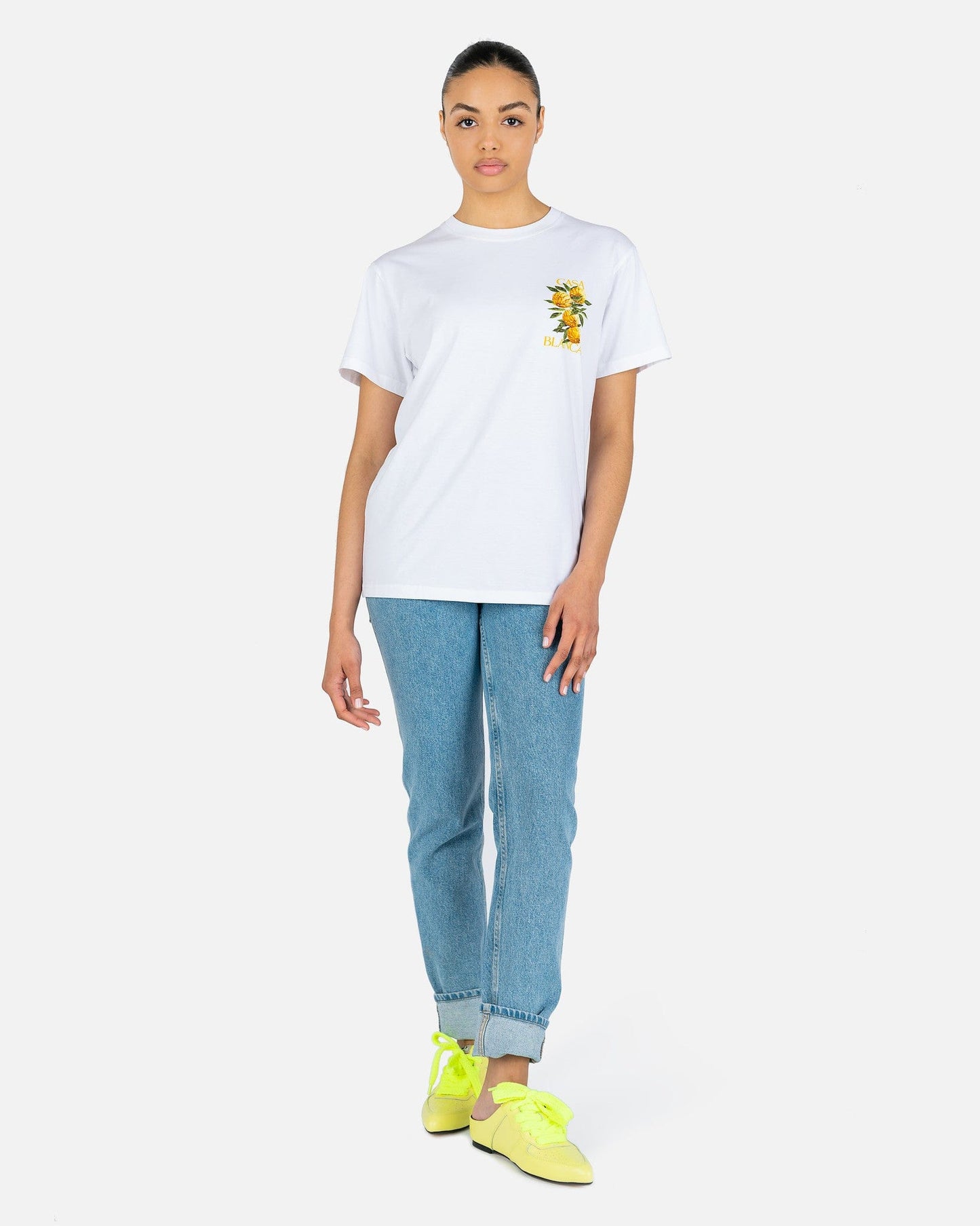 Casablanca Women T-Shirts Yuzu T-Shirt in White