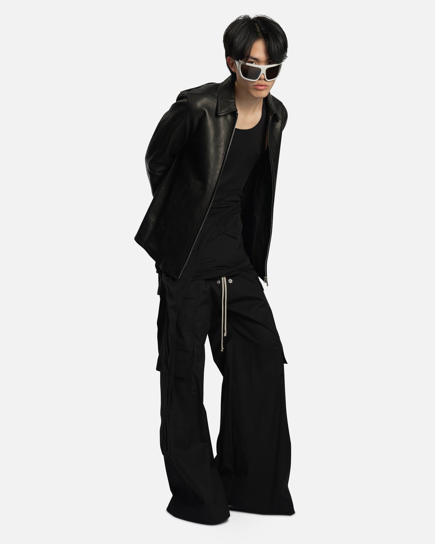 Rick Owens Men's Tops Ziggy Banana Tank in Black