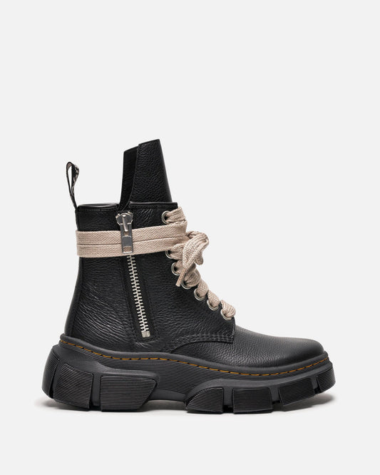 Rick Owens Men's Boots 1460 JMB Lace RO DMXL in Black Lunar