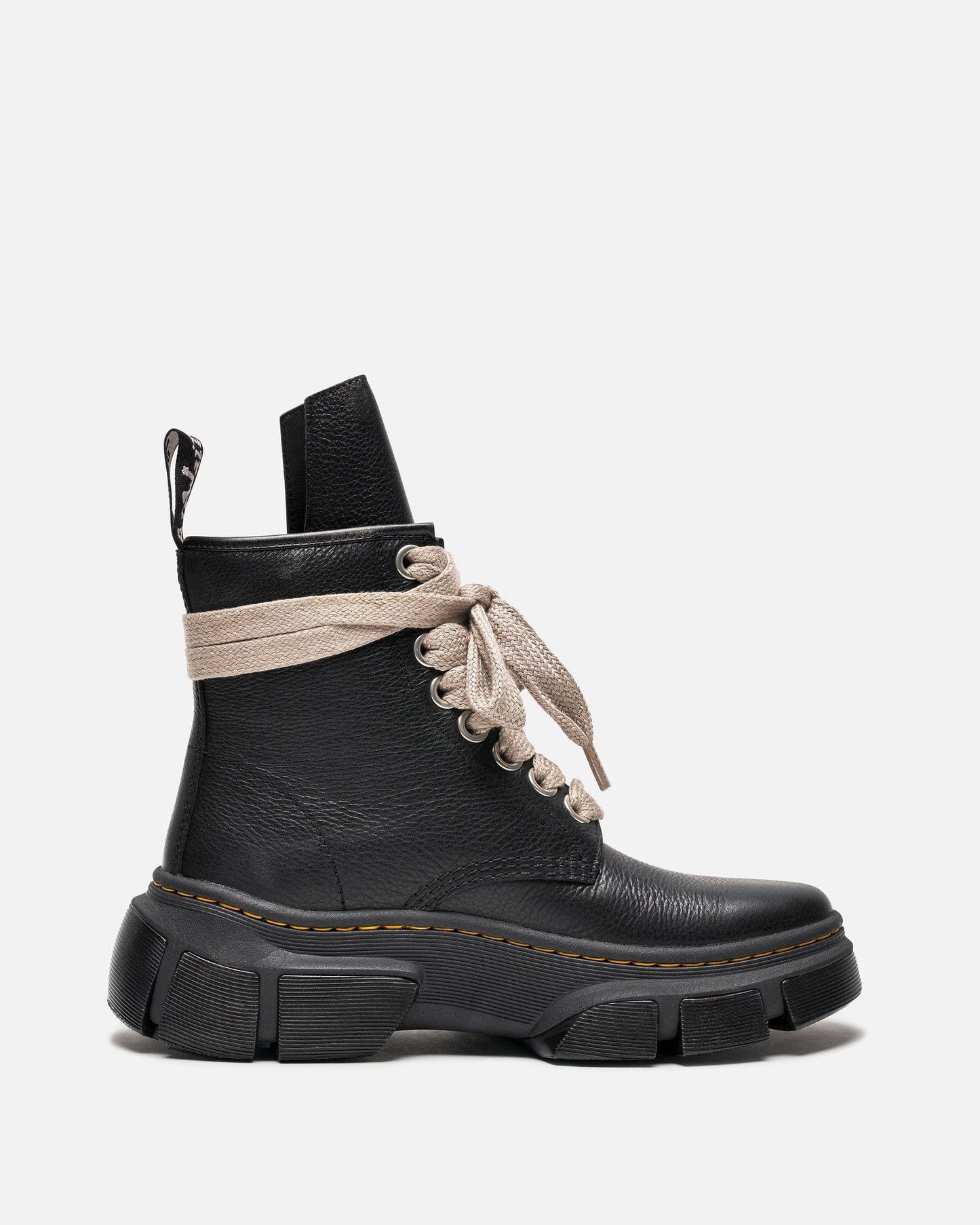 Rick Owens Men's Boots 1460 JMB Lace RO DMXL in Black Lunar