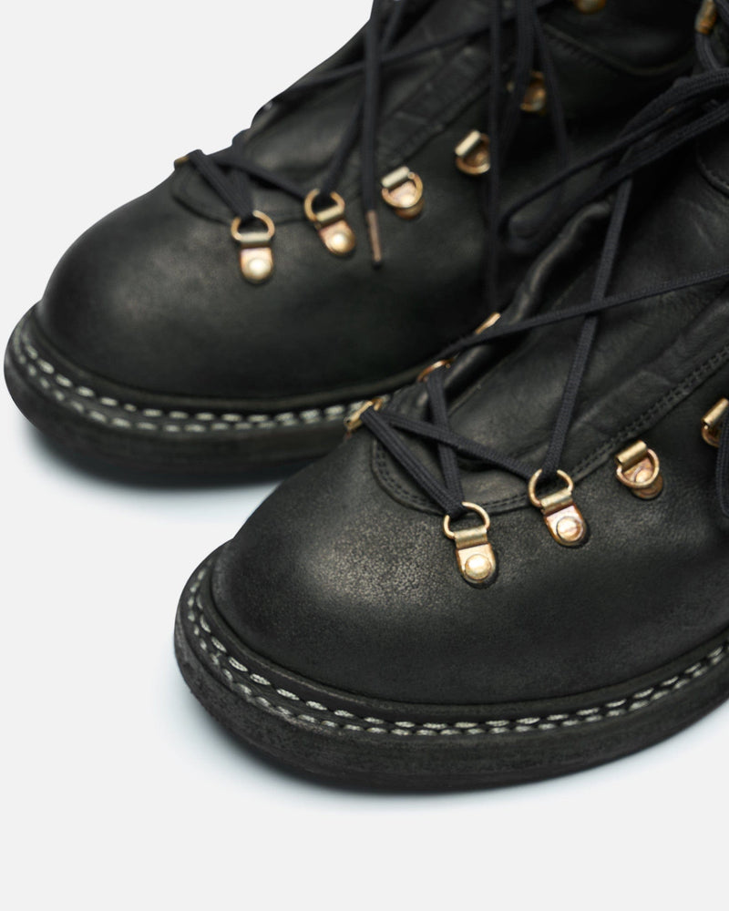 Guidi Men's Boots 19M Calf Leather Hiking Boot in Black