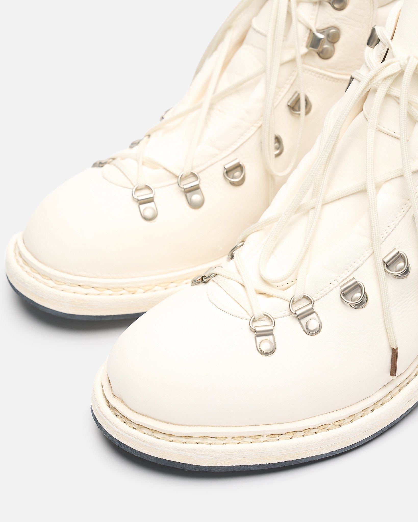 Guidi Men's Boots 19M Calf Leather Hiking Boot in White