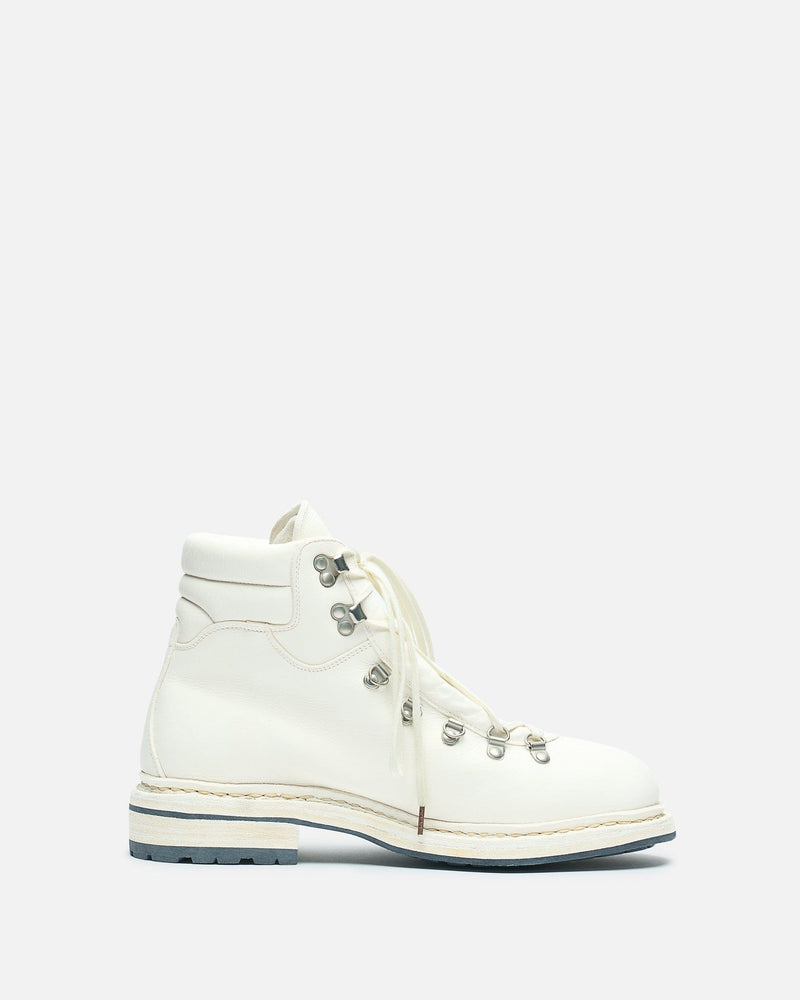 Guidi Men's Boots 19M Calf Leather Hiking Boot in White