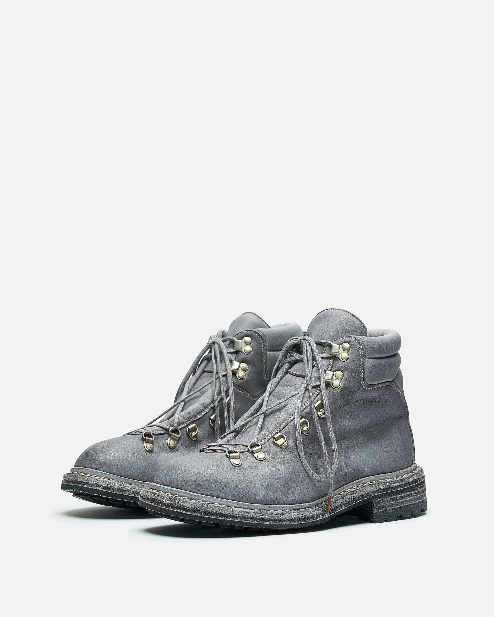 Guidi Men's Boots 19M Horse Leather Hiking Boot in Grey