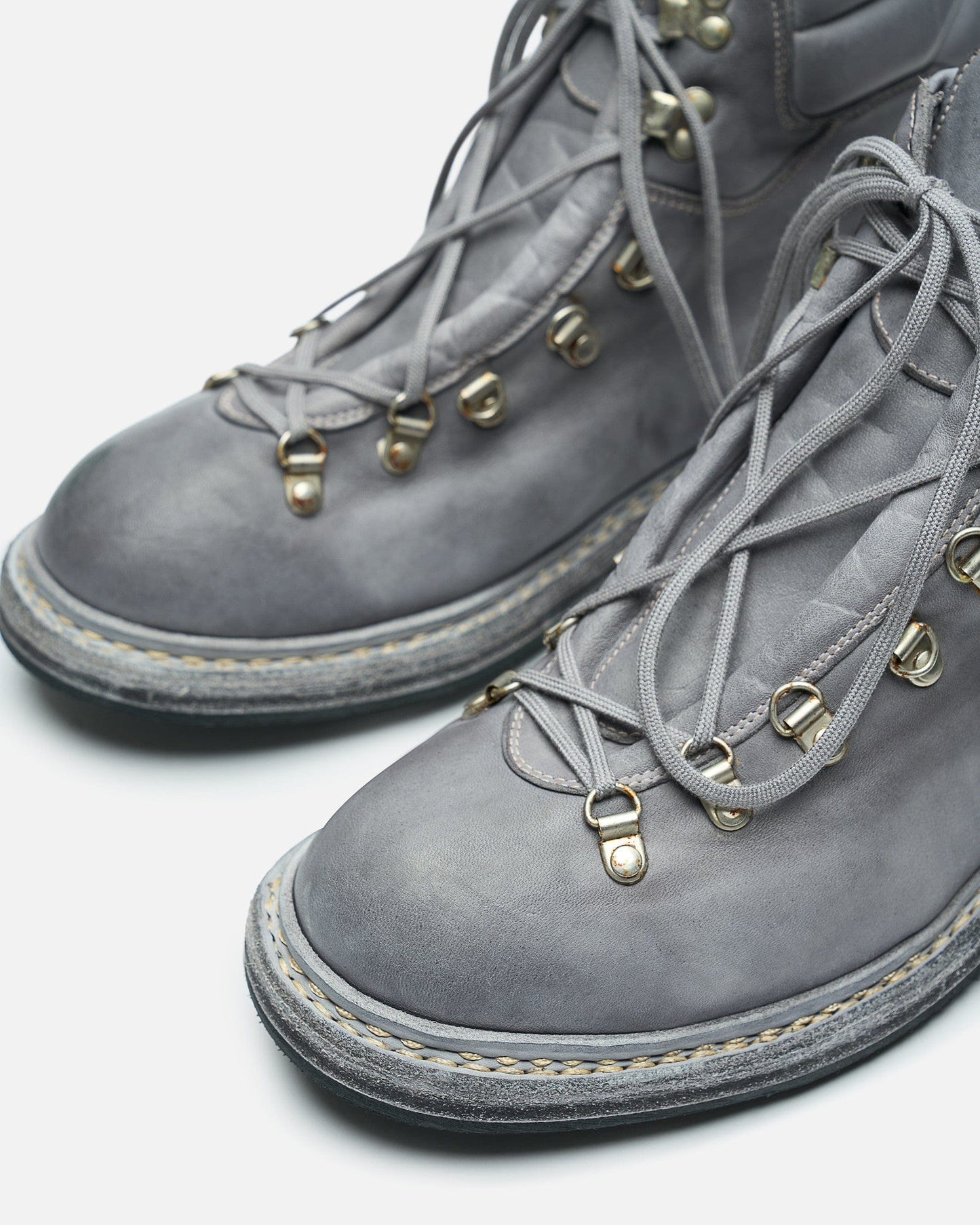 Guidi Men's Boots 19M Horse Leather Hiking Boot in Grey