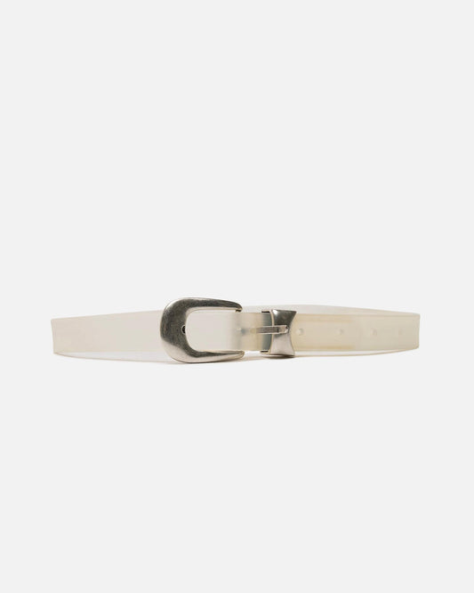 Our Legacy Leather Goods 2 CM Crystal Rubber Belt