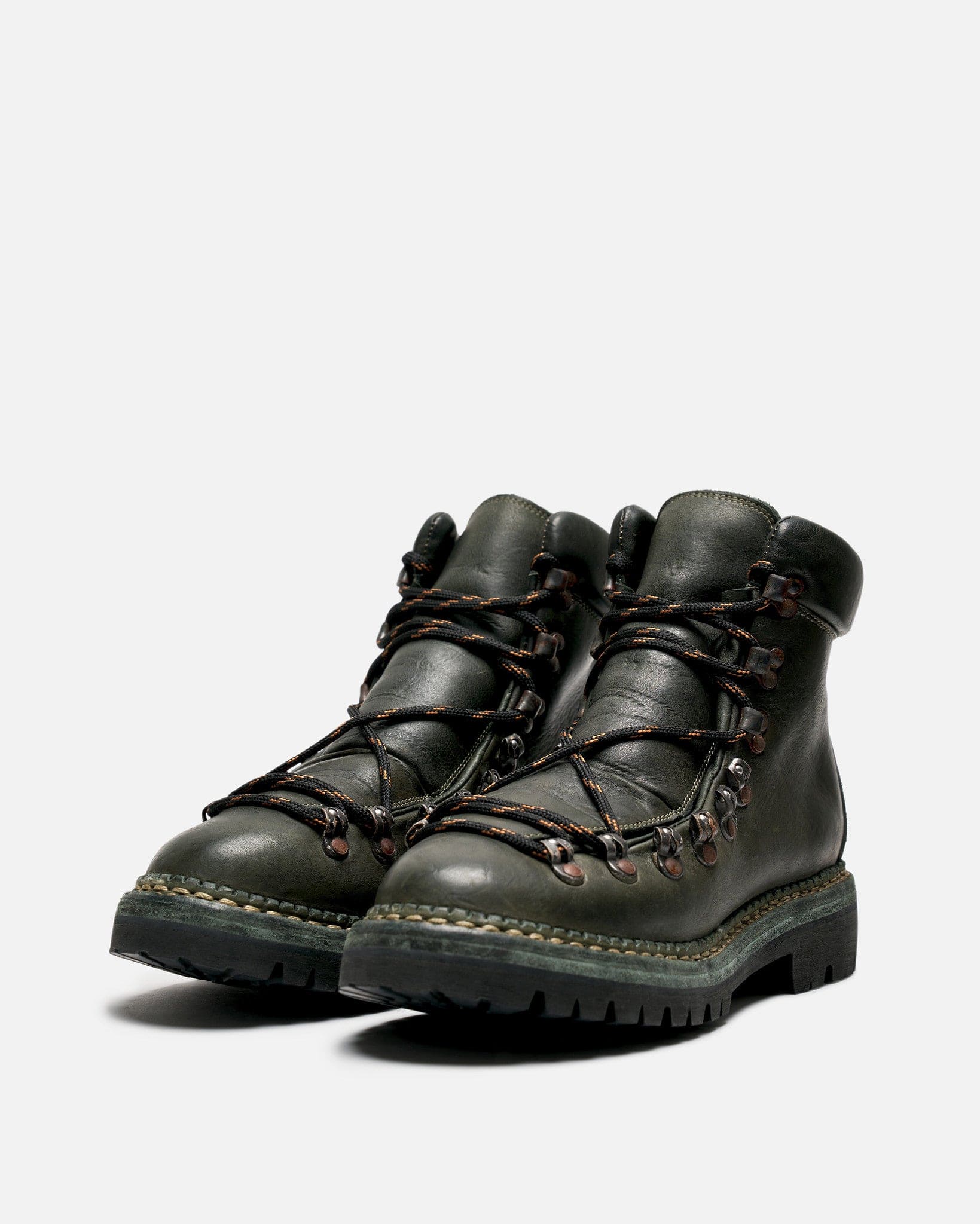 Guidi Men's Boots 2006V Full Grain Calf Leather Boot in Olive