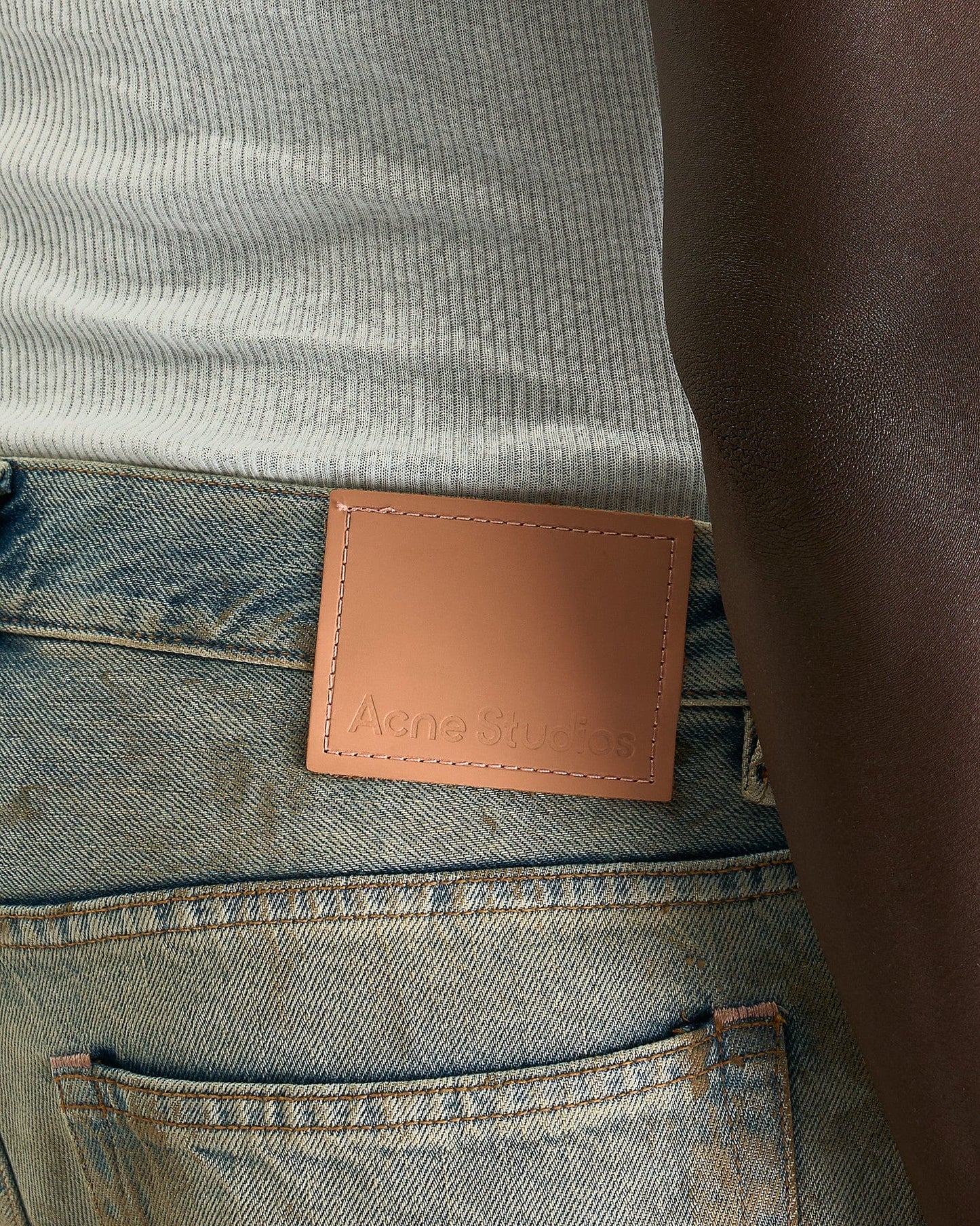 Acne Studios Men's Jeans 2021M Penicillin Denim in Mid Blue