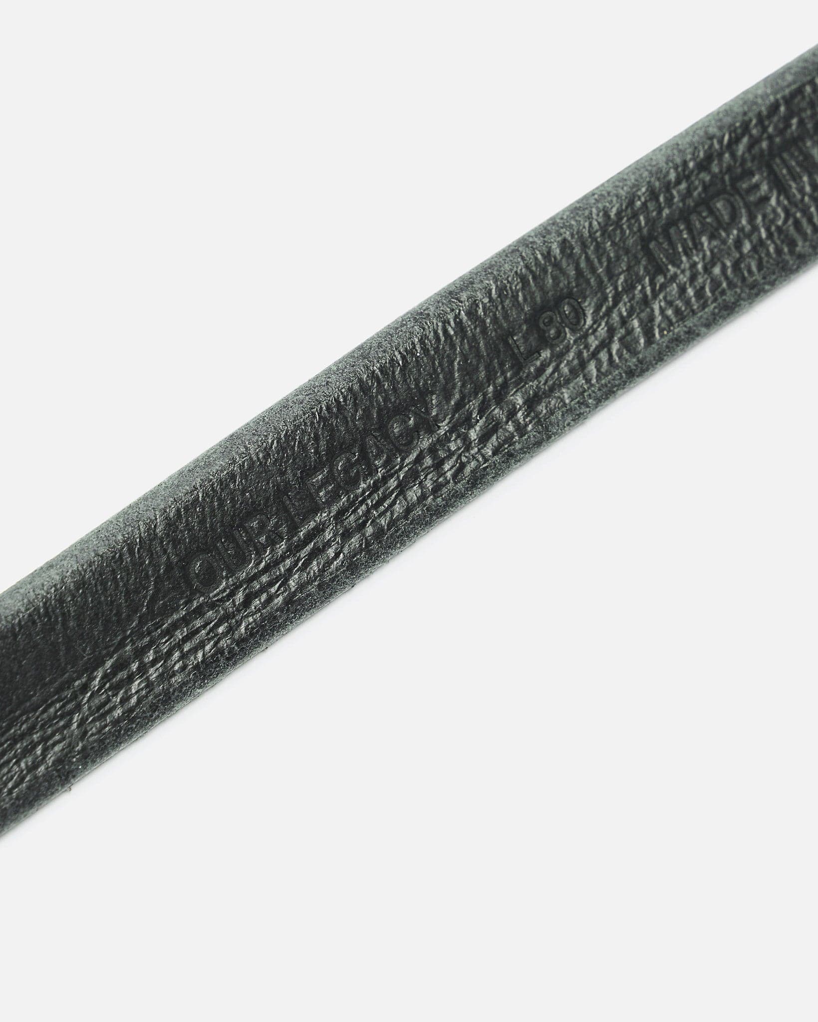 2cm Belt in Black Leather – SVRN