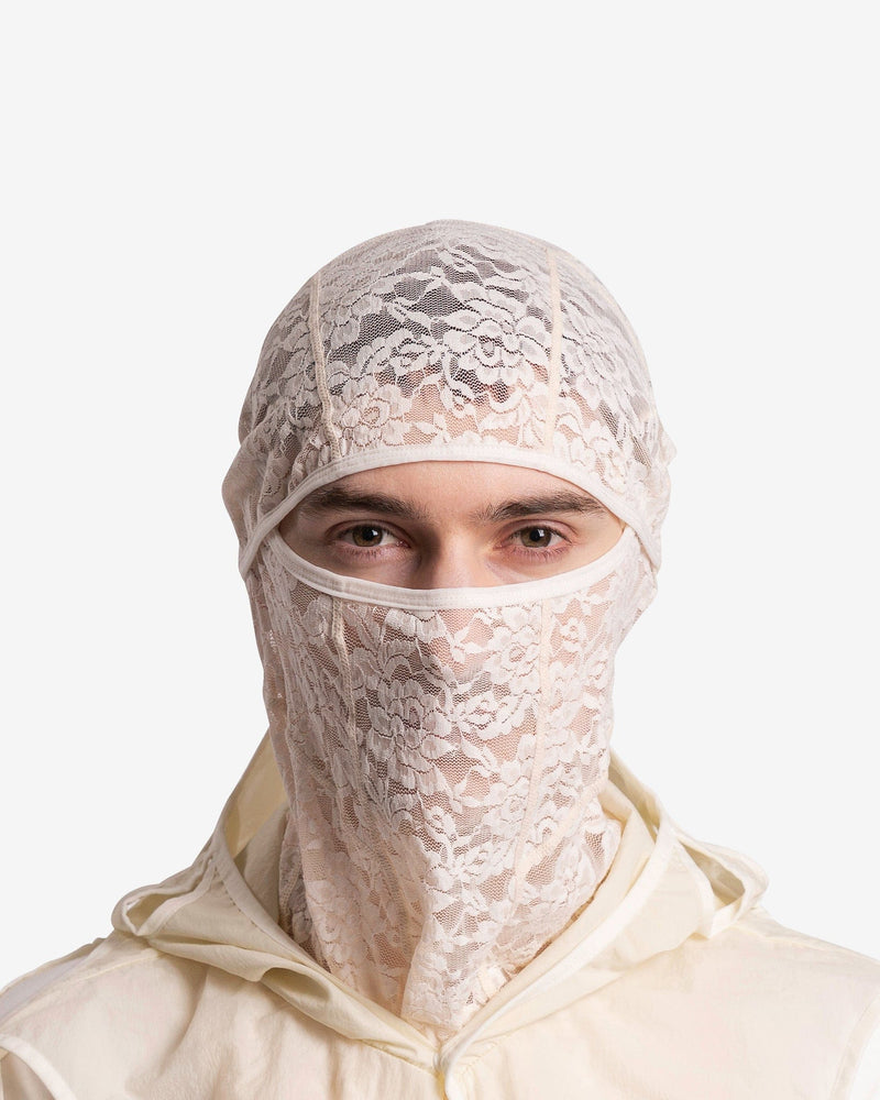 POST ARCHIVE FACTION (P.A.F) Men's Hats O/S 5.0+ Balaclava Right in Ivory