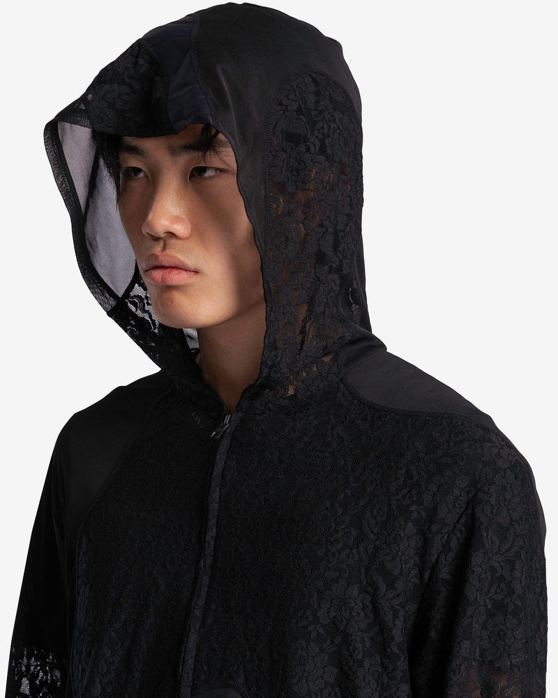 POST ARCHIVE FACTION (P.A.F) Men's Sweatshirts 5.0+ Hoodie Left in Black