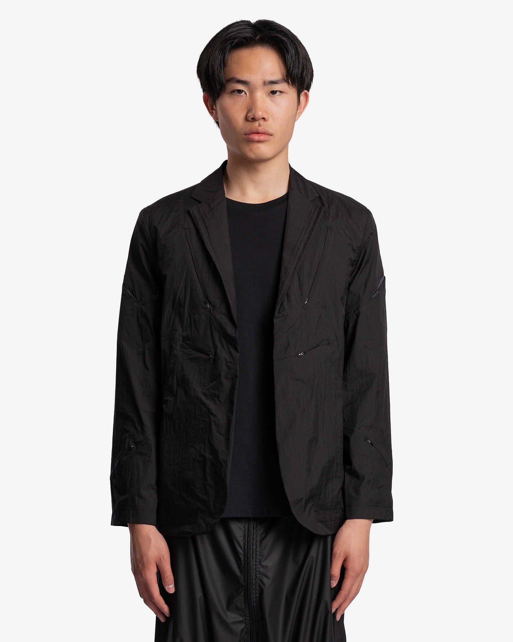 POST ARCHIVE FACTION (P.A.F) Men's Jackets 5.0+ Jacket Center in Black/Charcoal