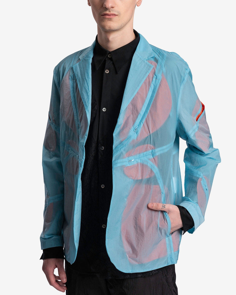 POST ARCHIVE FACTION (P.A.F) Men's Jackets 5.0+ Jacket Center in Sky Blue/Red