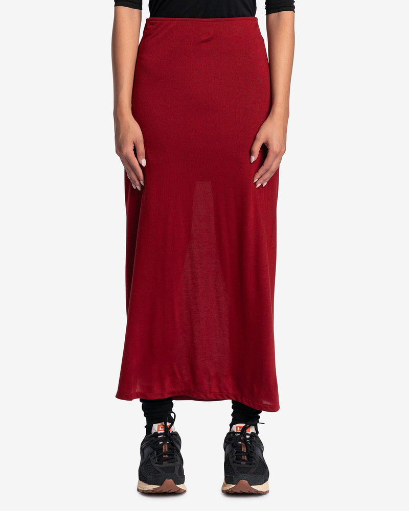 POST ARCHIVE FACTION (P.A.F) Women Skirts 5.0+ Skirt Right in Burgundy
