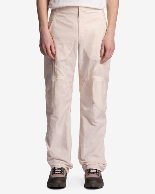 POST ARCHIVE FACTION (P.A.F) Men's Pants 5.0+ Trousers Center in Ivory/White