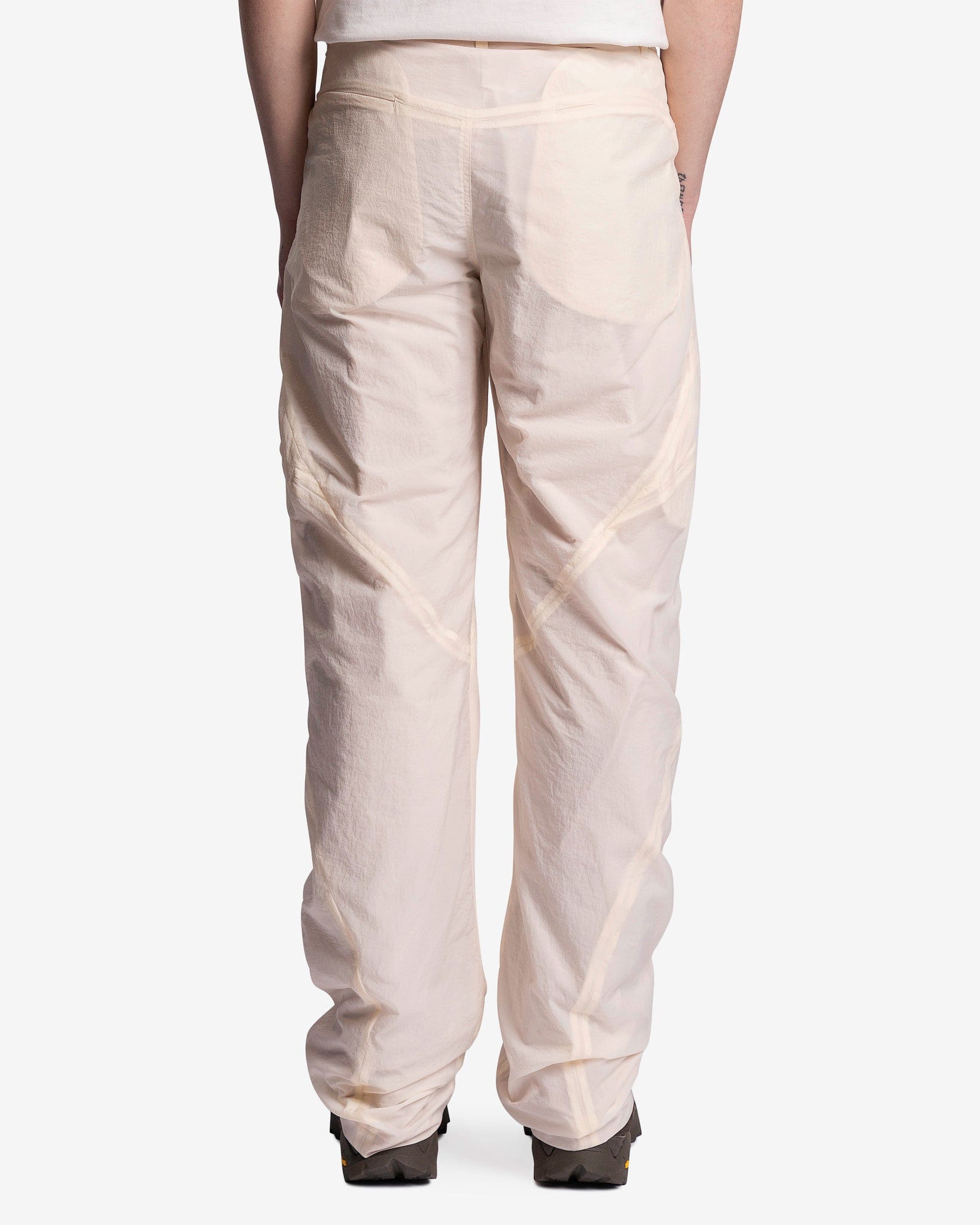 POST ARCHIVE FACTION (P.A.F) Men's Pants 5.0+ Trousers Center in Ivory/White