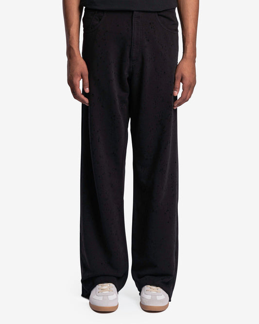 MM6 Maison Margiela Men's Jeans 5 Pocket Pants in Black