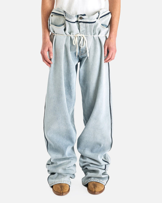 Maison Margiela Men's Pants 5 Pocket Pants in Ice Indigo
