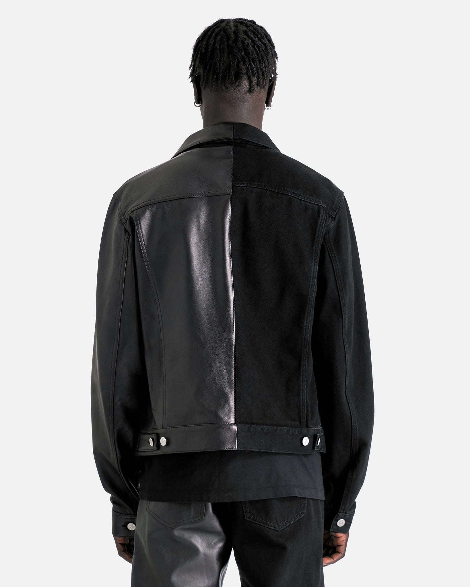 MM6 Maison Margiela Men's Coat 50/50 Sport Jacket in Black
