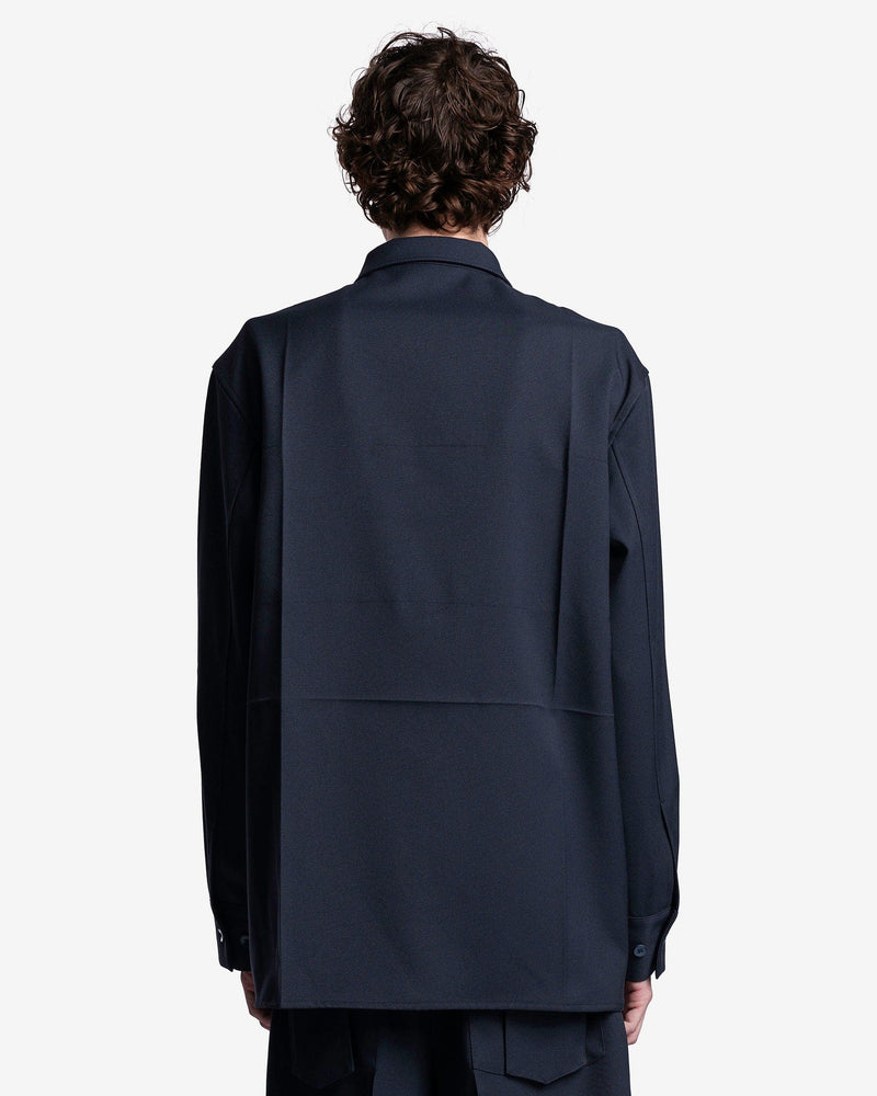 Jil Sander Men's Shirts Shirt 20 in Marine