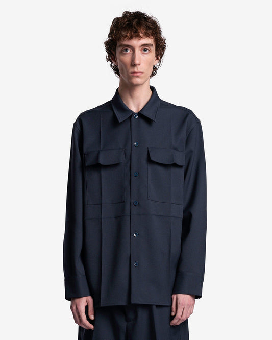 Jil Sander Men's Shirts Shirt 20 in Marine