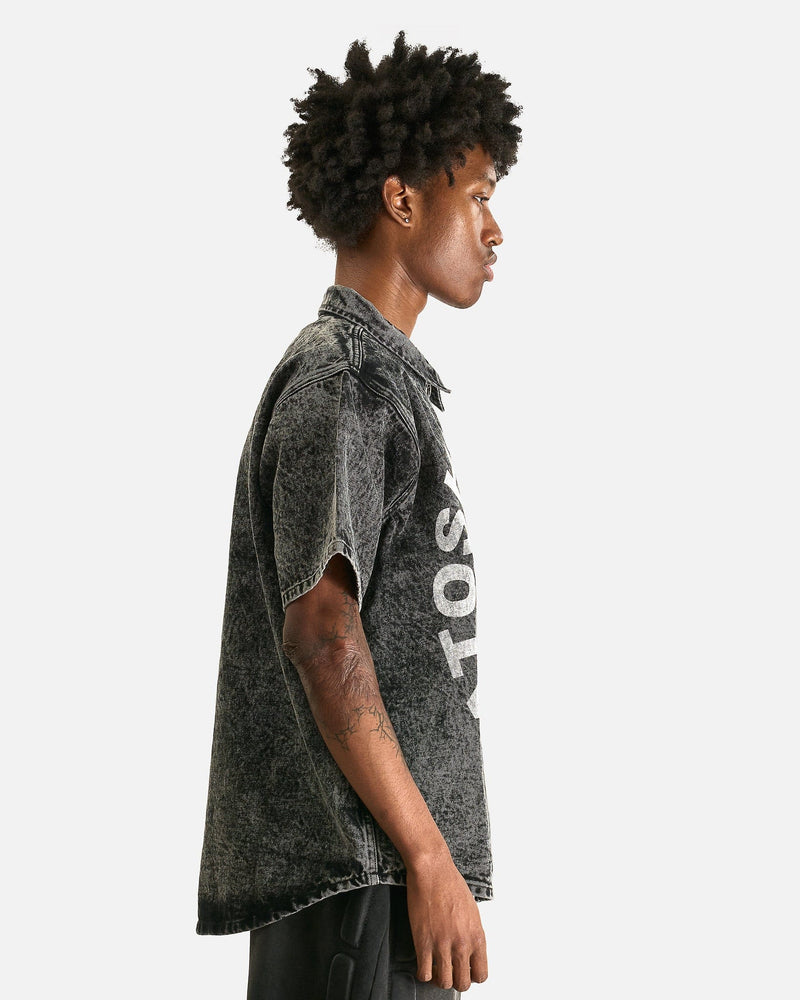 7 Moto Full Zip in Washed Black – SVRN