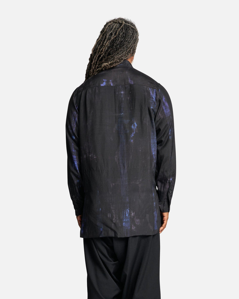 Yohji Yamamoto Pour Homme Men's Jackets A-Blue St Wide Tab B