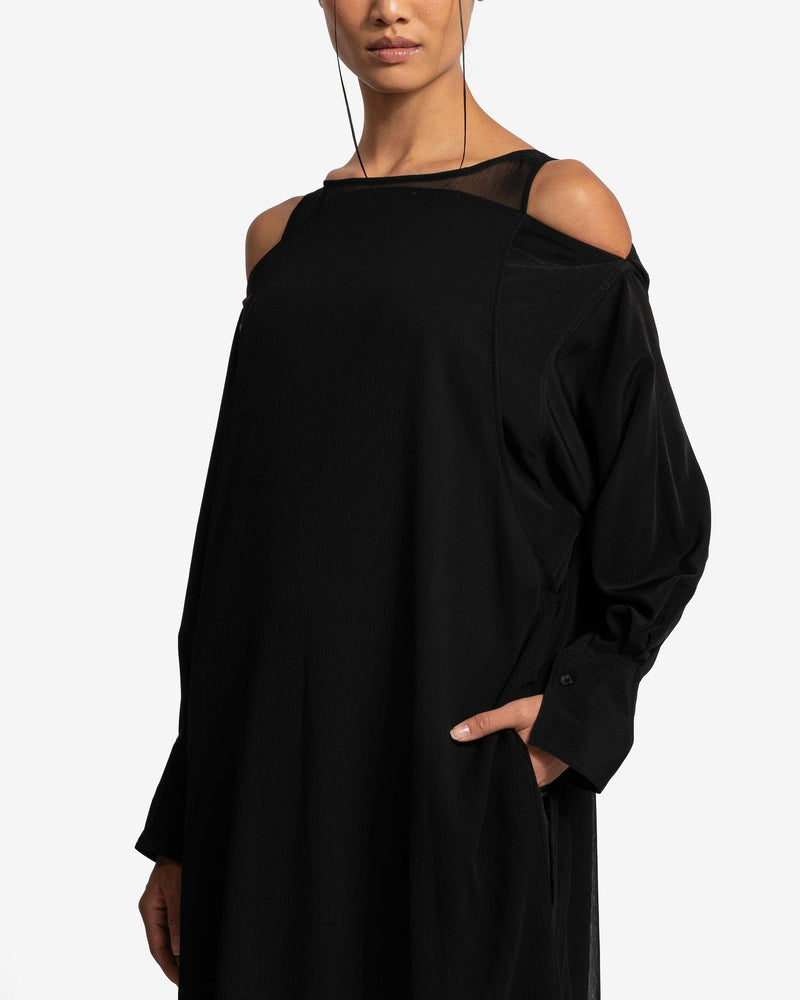 A-Double Layered Dress in Black – SVRN