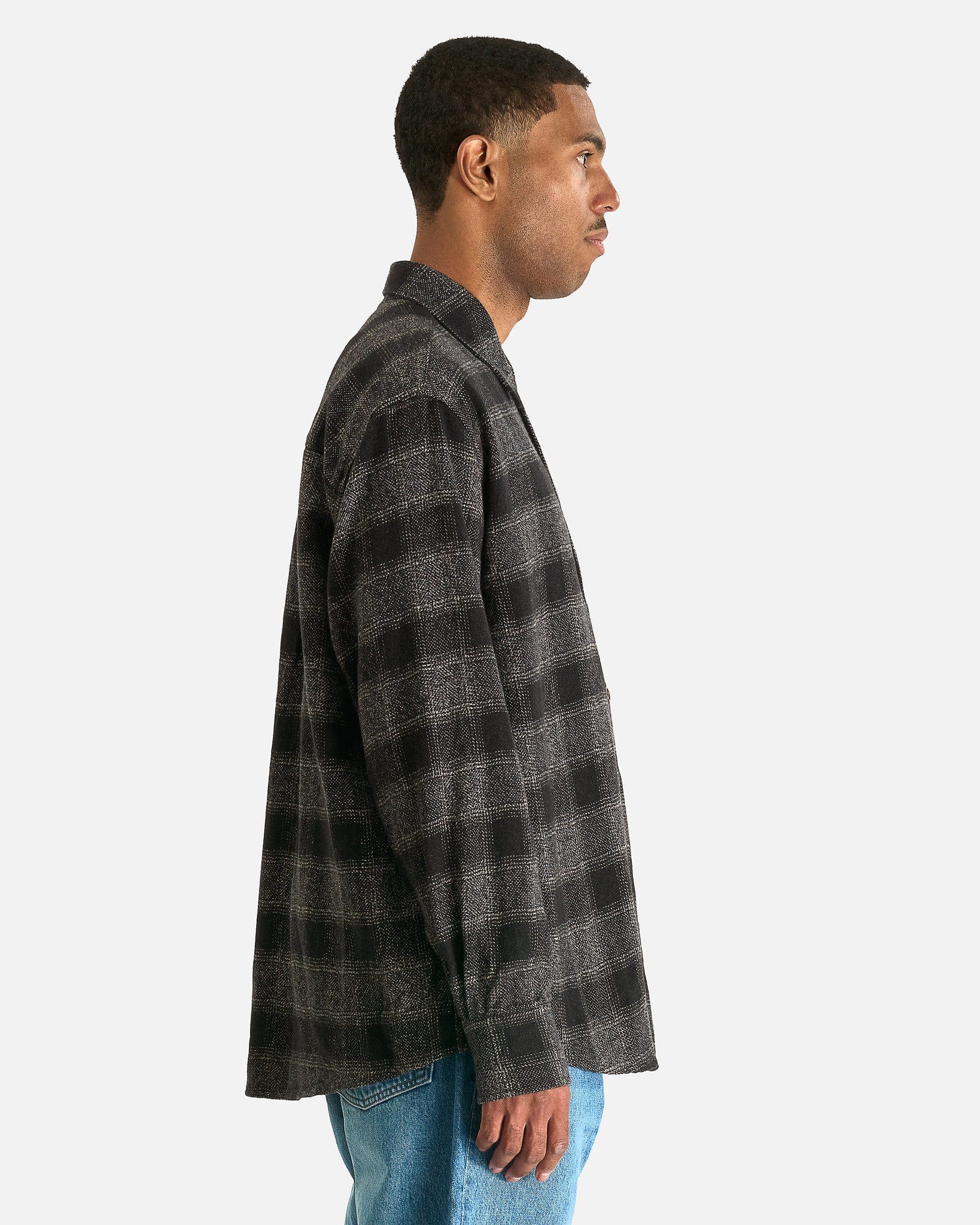 Above Shirt in Oakland Low Twist Check – SVRN