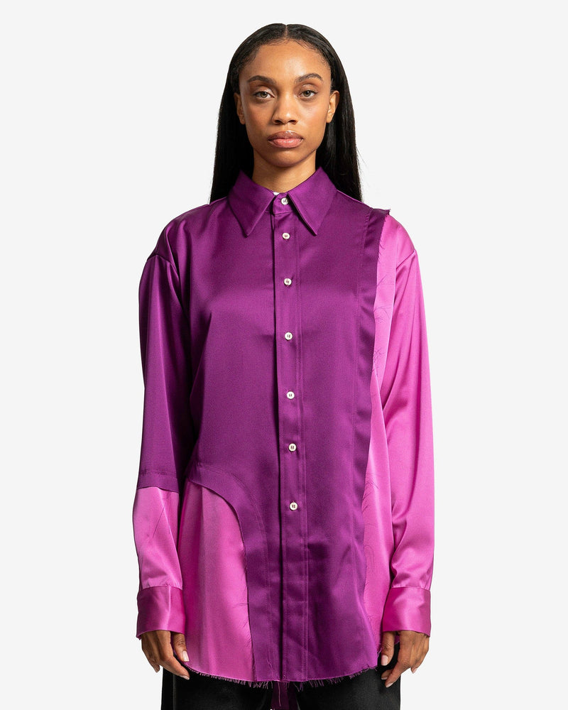 light purple men's dress shirt Pronto Uomo Classic Fit Check Dress Shirt, Purple