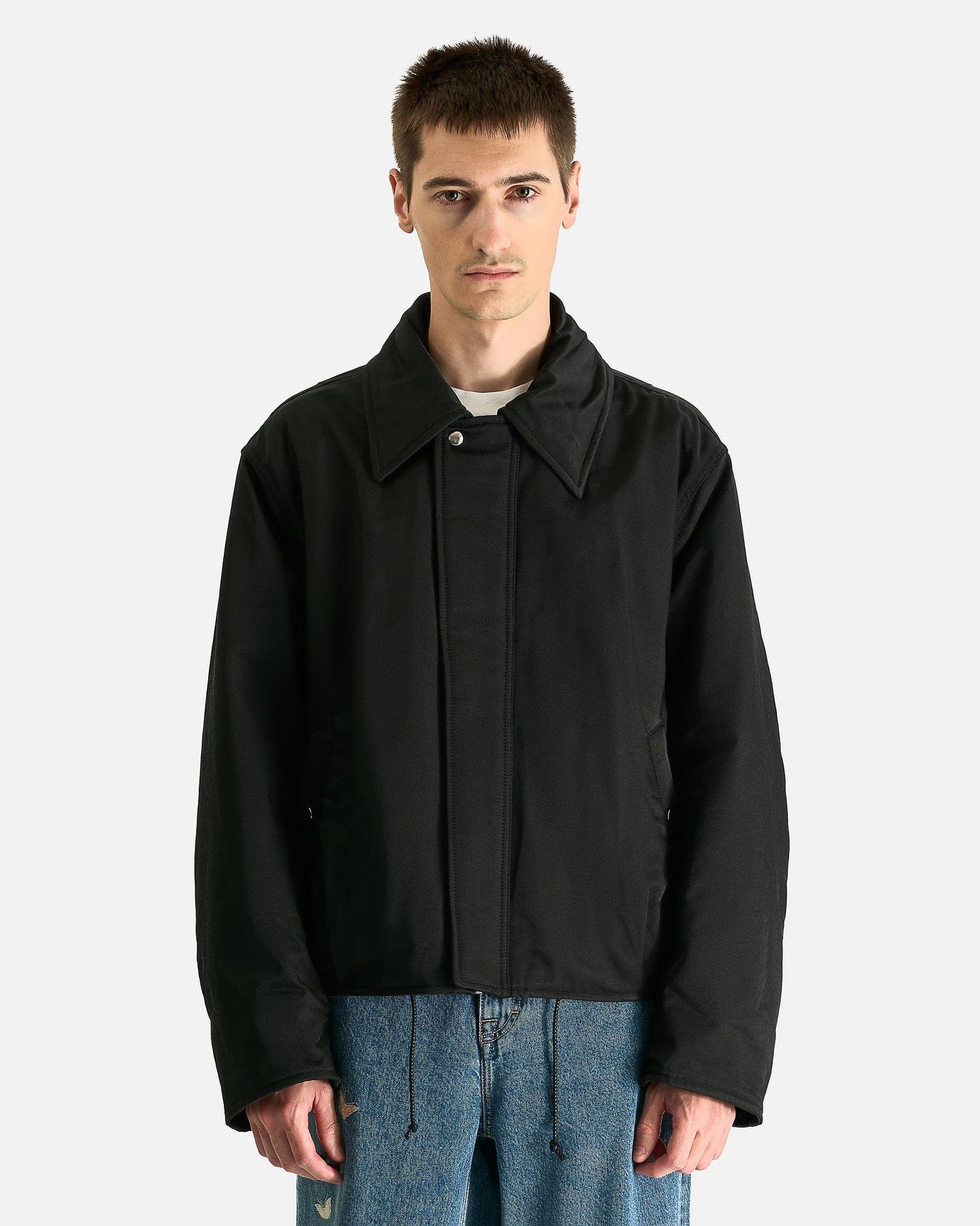 Our Legacy Men's Jackets Ace Jacket in Black Aero Nylon