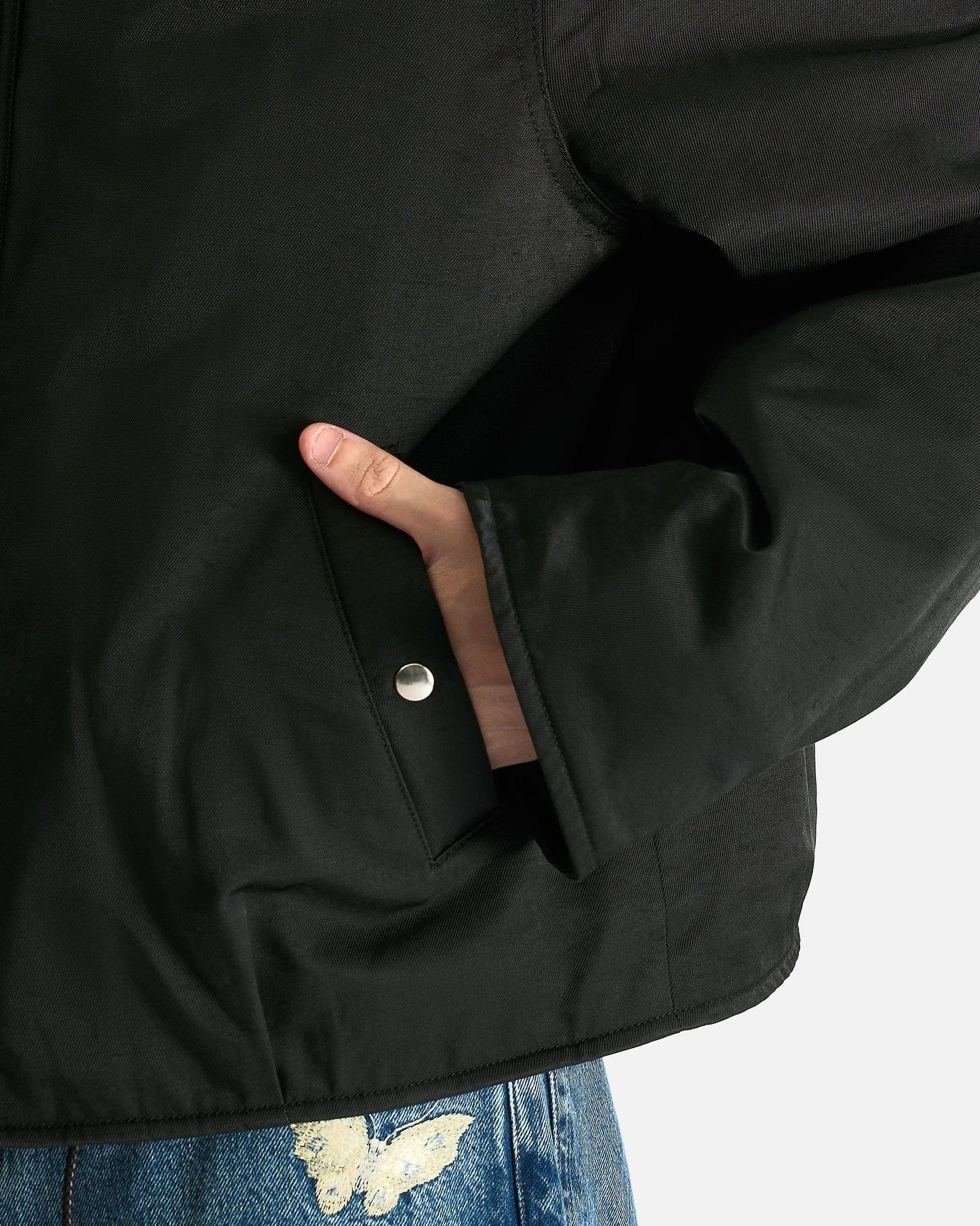 Our Legacy Men's Jackets Ace Jacket in Black Aero Nylon