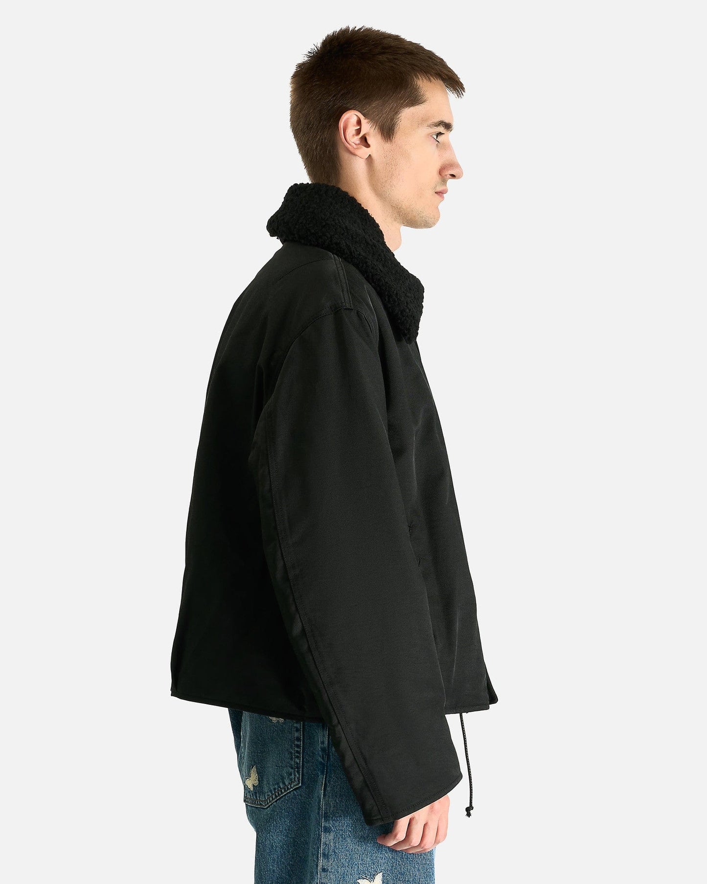 Our Legacy Men's Jackets Ace Jacket in Black Aero Nylon