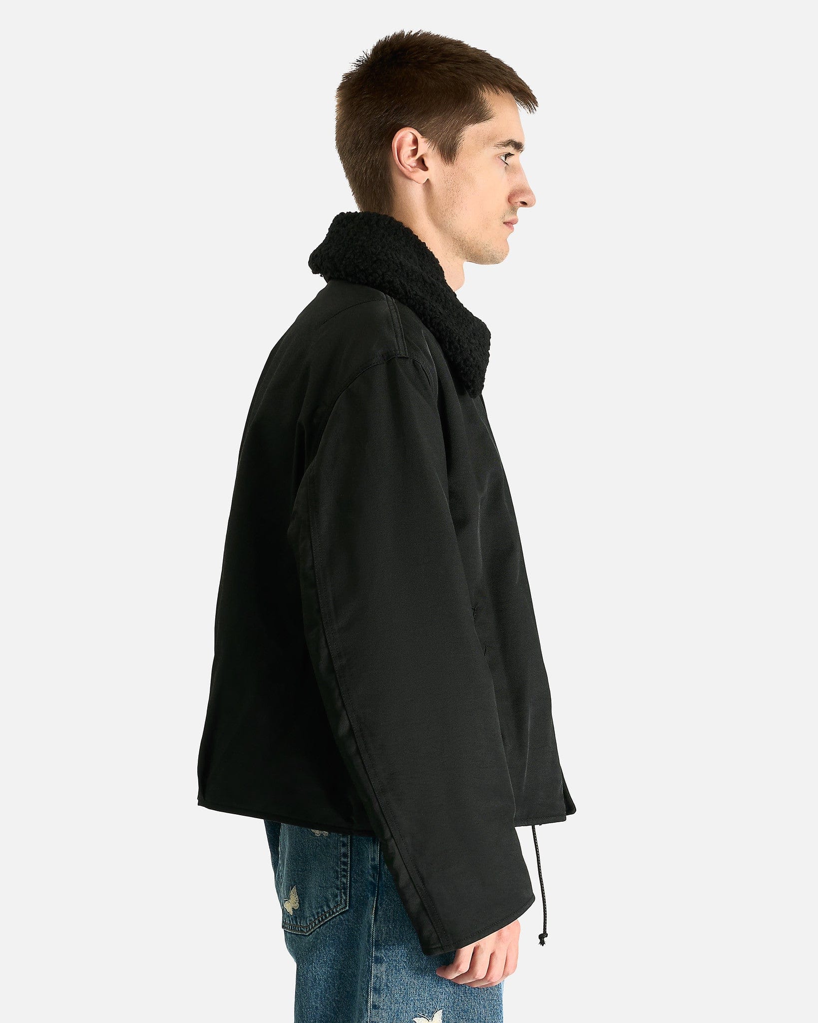 Our Legacy Men's Jackets Ace Jacket in Black Aero Nylon