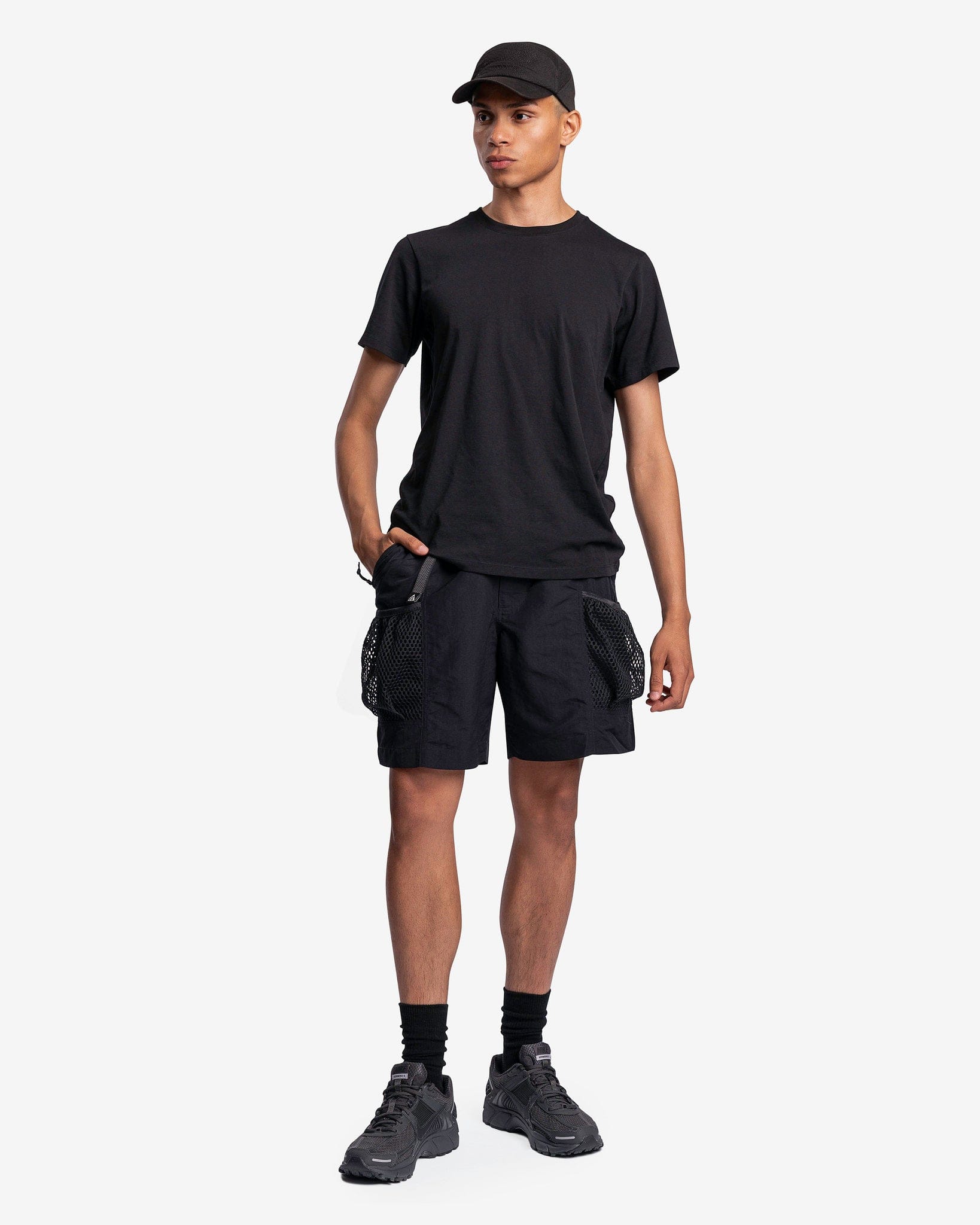 ACG Snowgrass Cargo Shorts in Black1