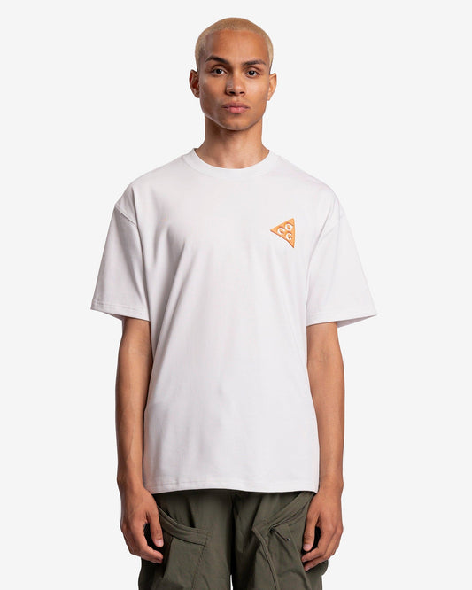 Nike Men's Shirts ACG Spiral Logo T-Shirt in White