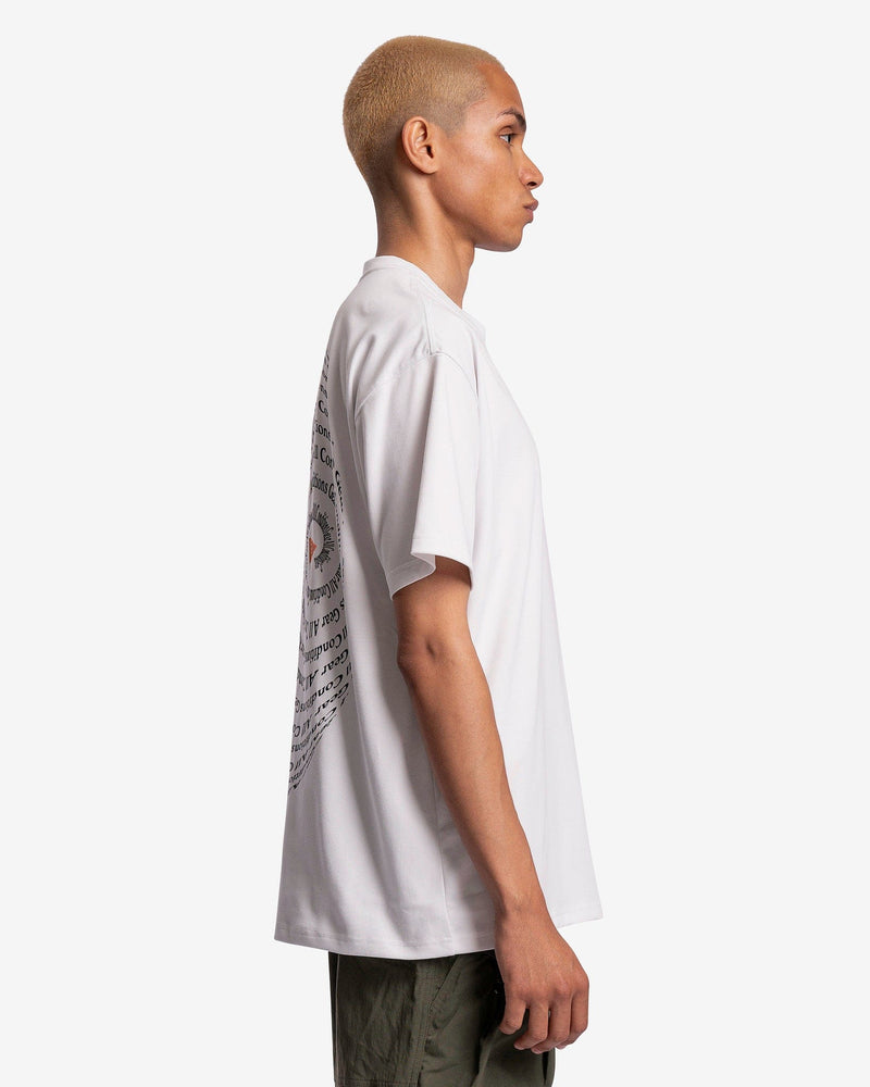 Nike Men's Shirts ACG Spiral Logo T-Shirt in White