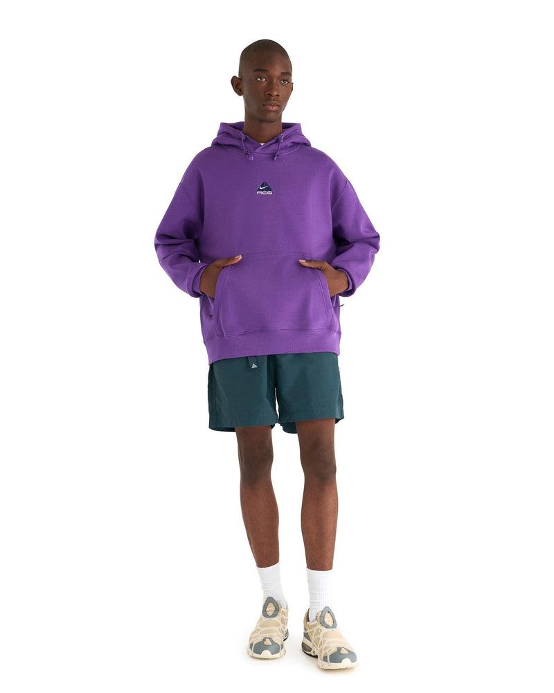 Nike Men's Sweatshirts ACG Therma-Fit Fleece Pullover in Purple Cosmos