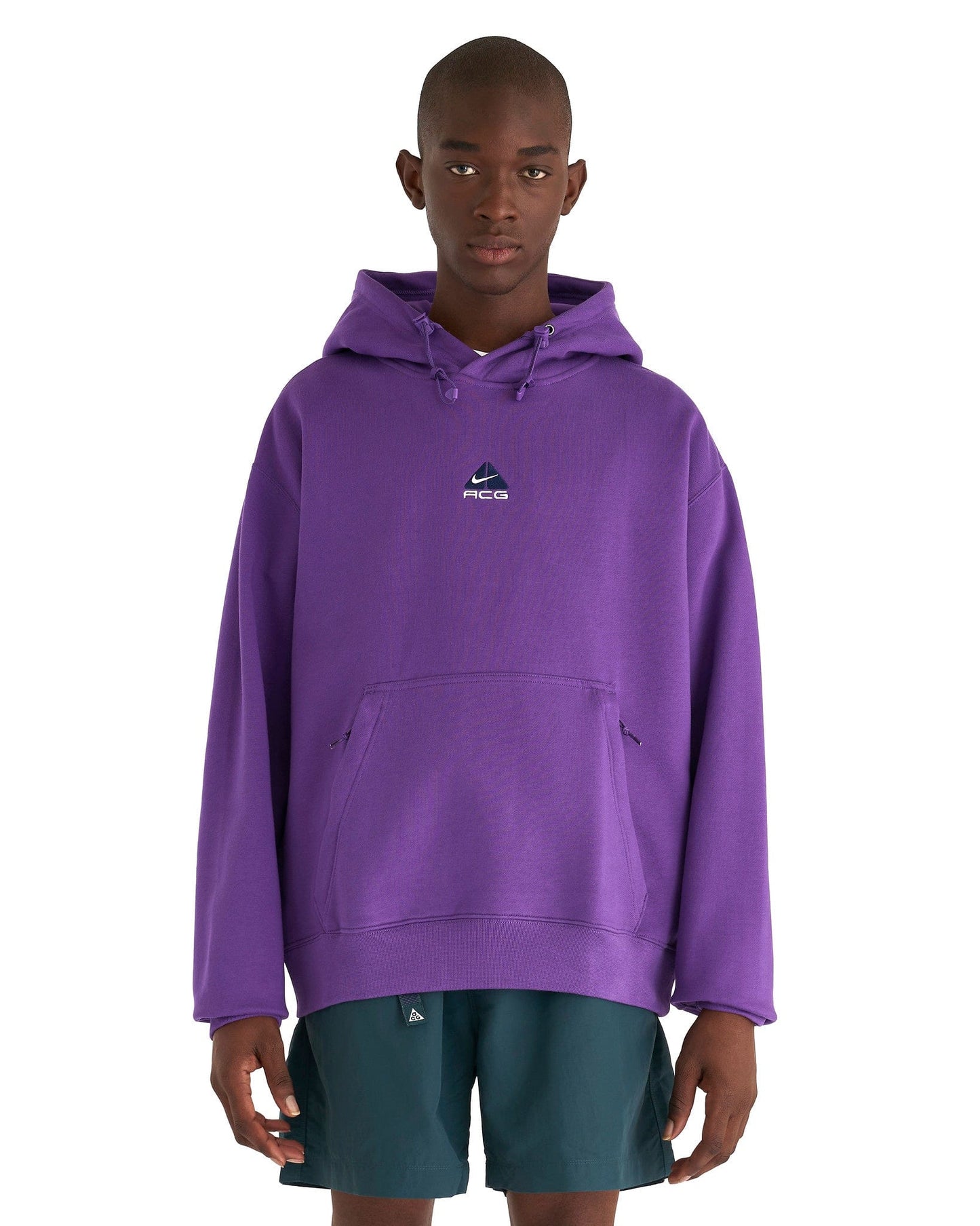 Nike Men's Sweatshirts ACG Therma-Fit Fleece Pullover in Purple Cosmos