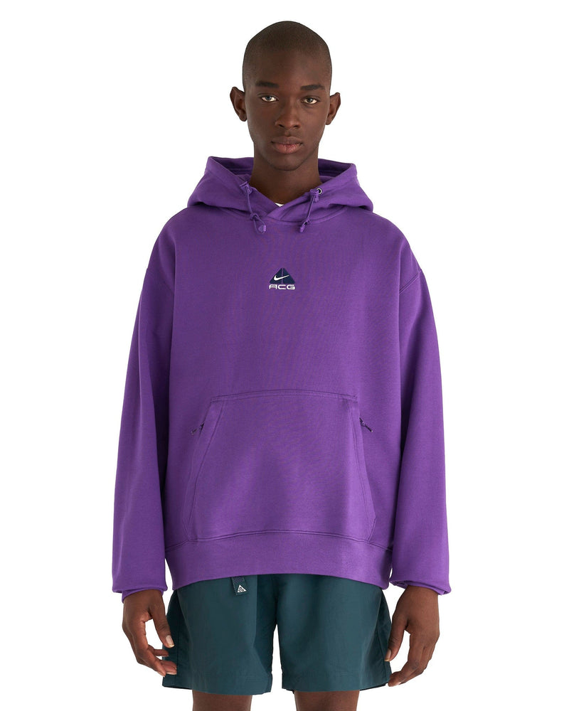 Nike Men's Sweatshirts ACG Therma-Fit Fleece Pullover in Purple Cosmos