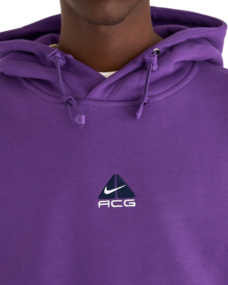 Nike Men's Sweatshirts ACG Therma-Fit Fleece Pullover in Purple Cosmos