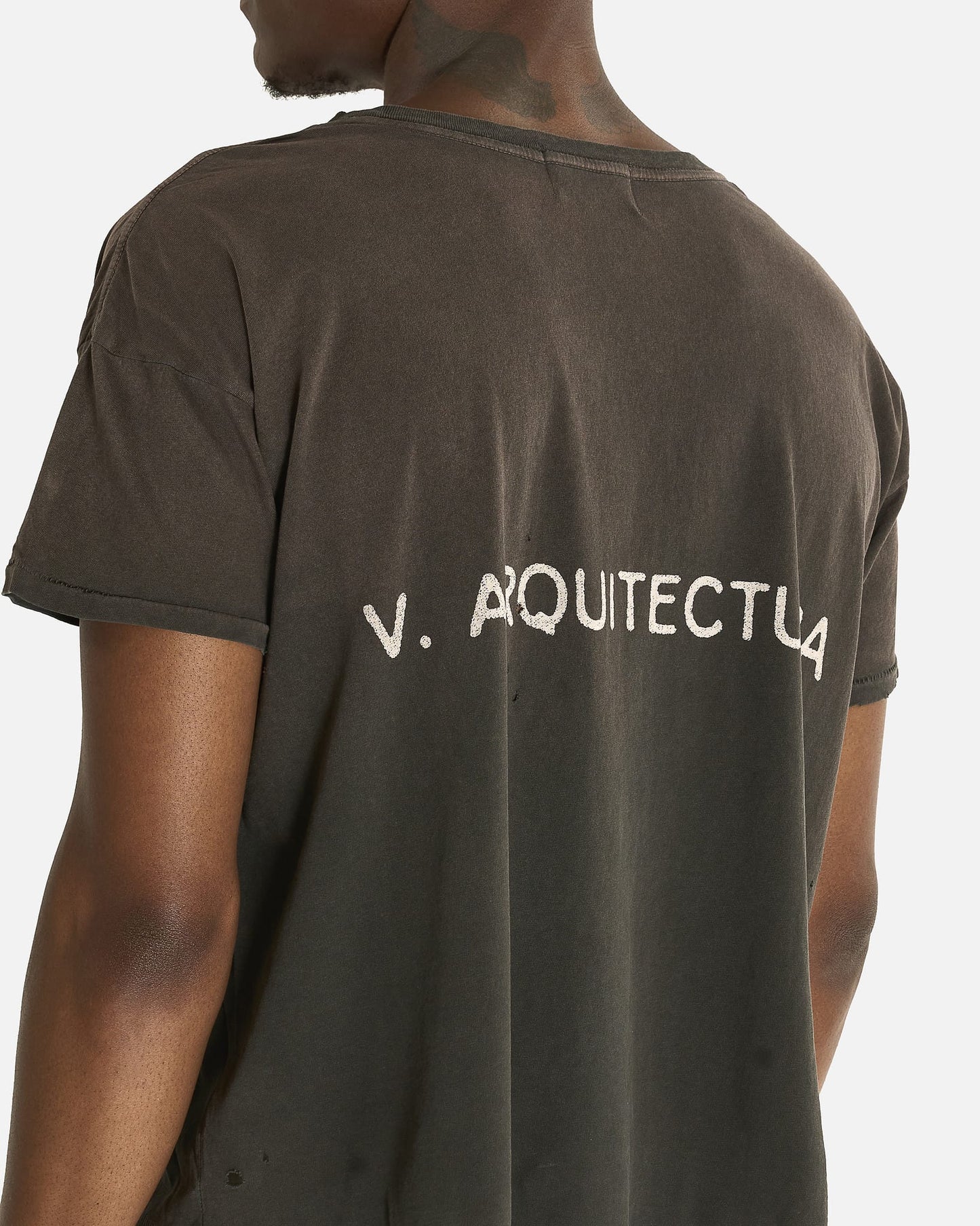 Enfants Riches Deprimes Men's T-shirts Adolf Loos T-Shirt in Washed Black