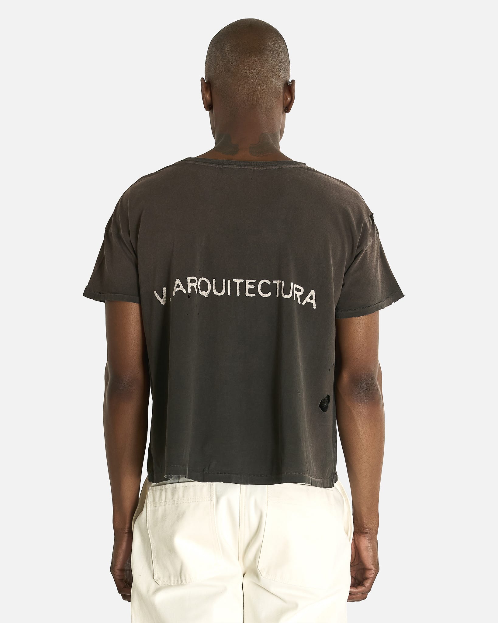 Enfants Riches Deprimes Men's T-shirts Adolf Loos T-Shirt in Washed Black