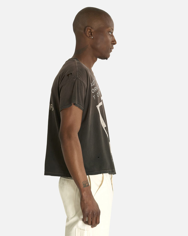 Enfants Riches Deprimes Men's T-shirts Adolf Loos T-Shirt in Washed Black