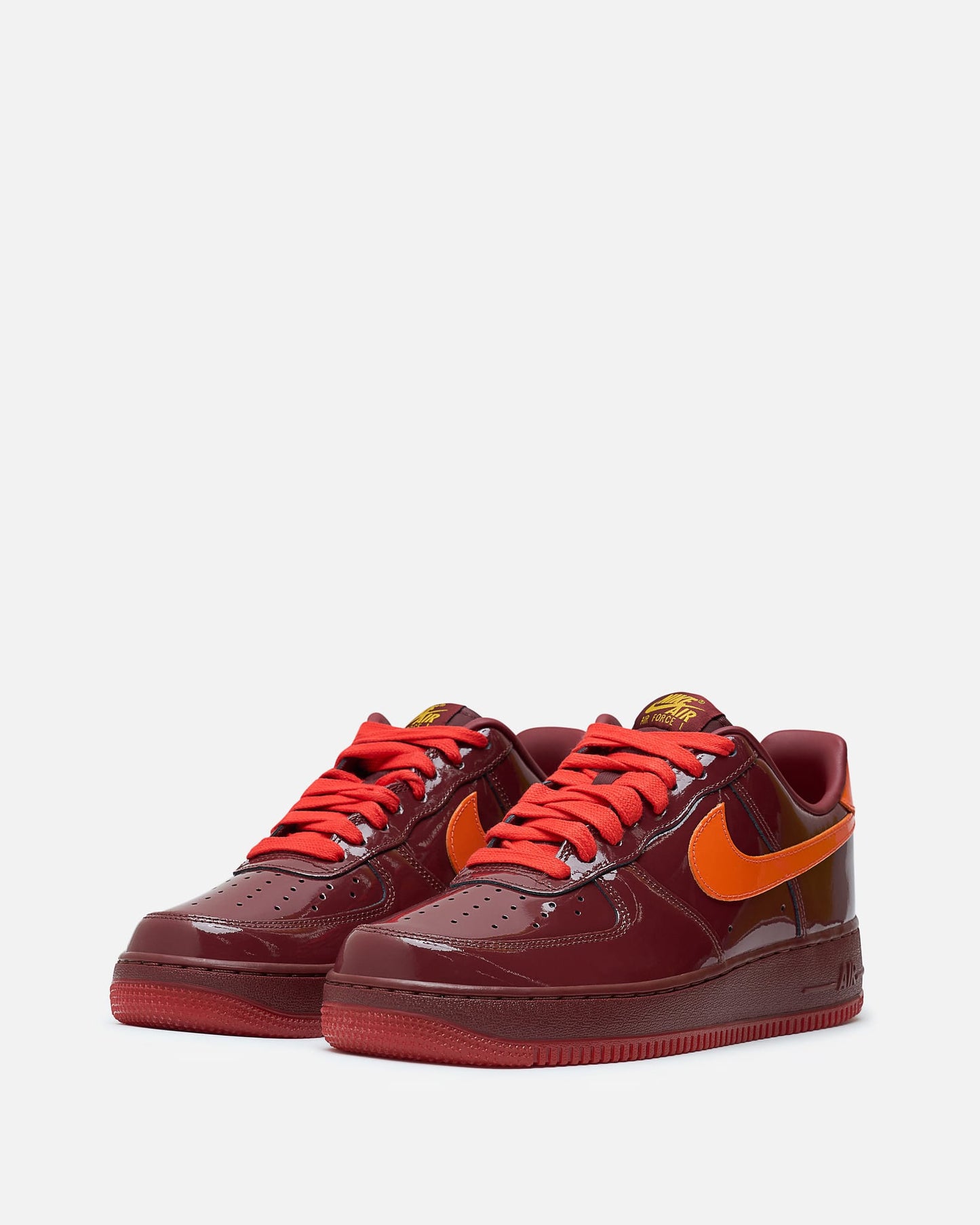 Nike Men's Sneakers Air Force 1 Low in Dark Team Red/Safety Orange