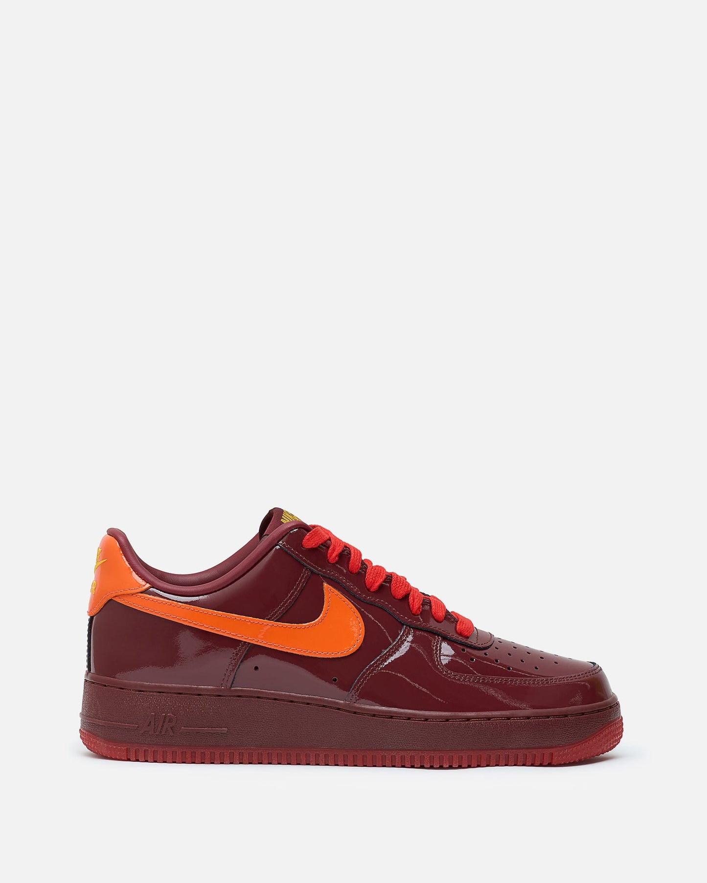 Nike Men's Sneakers Air Force 1 Low in Dark Team Red/Safety Orange