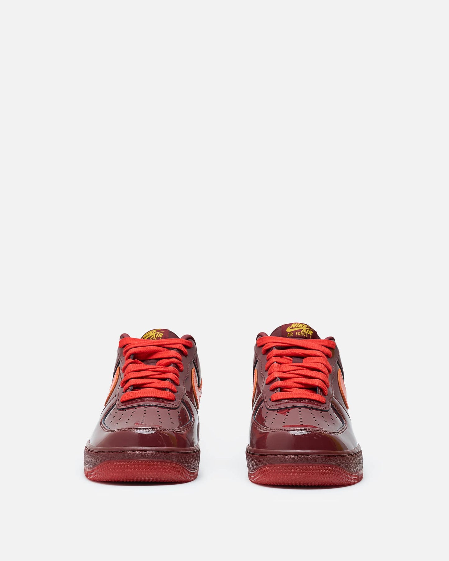 Nike Men's Sneakers Air Force 1 Low in Dark Team Red/Safety Orange